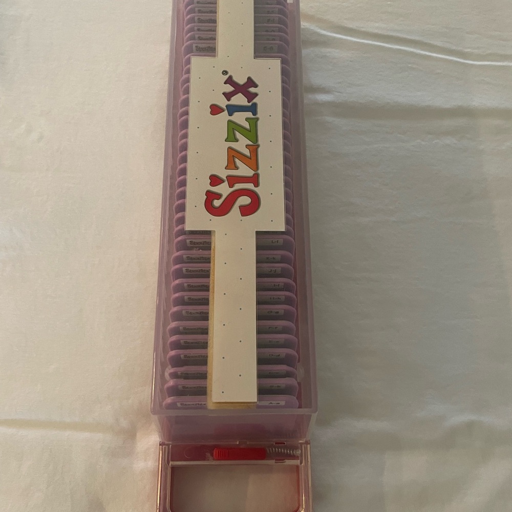Sizzix “Fruit Smoothie” Die Cut Alphabet